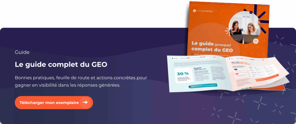 Banni&egrave;re menant au t&eacute;l&eacute;chargement d'un guide sur le GEO.